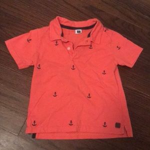 Janie and Jack anchor nautical shirt